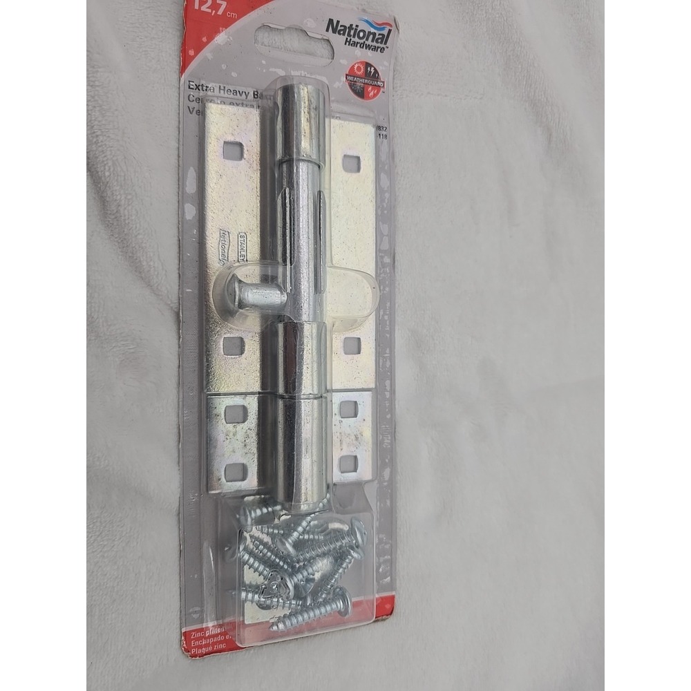 National Hardware 8" Extra Heavy Door Barrel Bolt For Farm‎ Barn Sheds Gates